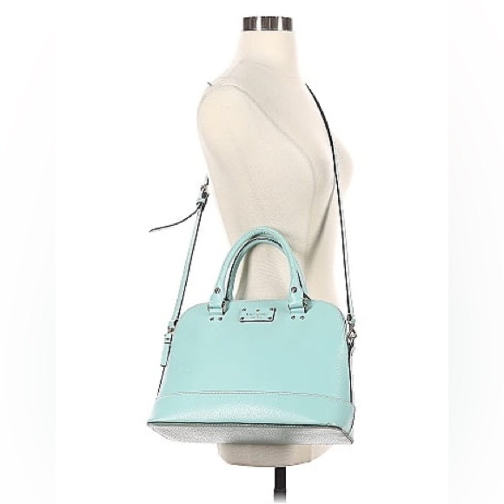 Kate Spade ♠️ Genuine Leather Satchel Crossbody - Picture 3 of 17